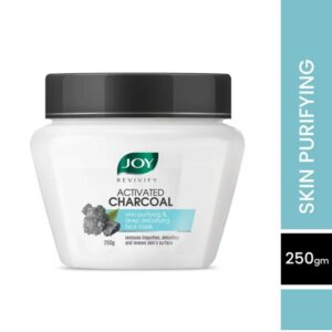Joy Activated Charcoal Face Mask - Purifies Skin, Removes Dirt & Exfoliation, 250g
