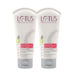 Lotus Herbals Phyto-Rx Whitening & Brightening Face Wash Duo,160g