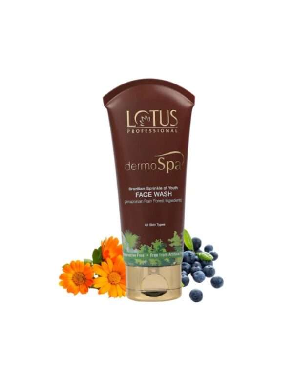 Lotus Herbals Lotus Professional DermoSpa Brazilian Sprinkle Of Youth Face Wash, 80gm