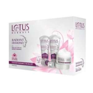 Lotus Herbals Radiant Diamond Cellular Radiance Facial Kit I 170gm