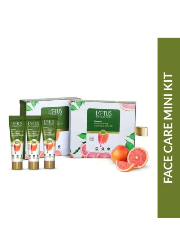 Lotus Botanicals Skin Brightening Vitamin C Face Care Mini Kit I 21 g