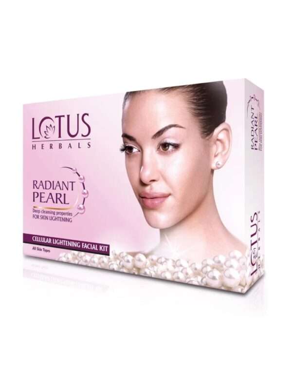 Lotus Herbals Radiant Pearl Cellular Lightening Facial Kit,37g