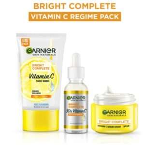 Vitamin C Regime Bright Complete Facewash With Vitamin C Serum, Serum Cream SPF 40 | 225 g