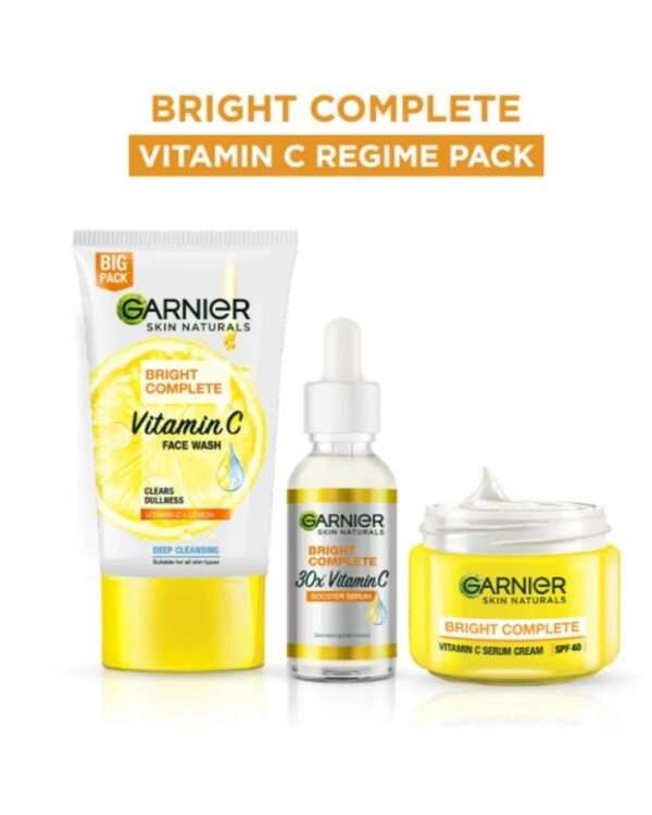 Vitamin C Regime Bright Complete Facewash With Vitamin C Serum, Serum Cream SPF 40 | 225 g