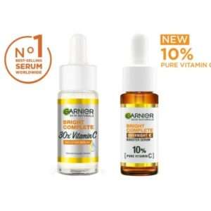 30X Vitamin C Day + 10% Vitamin C Night Serum Mini Combo - Wake Up to 73% Brighter Skin, 30ml