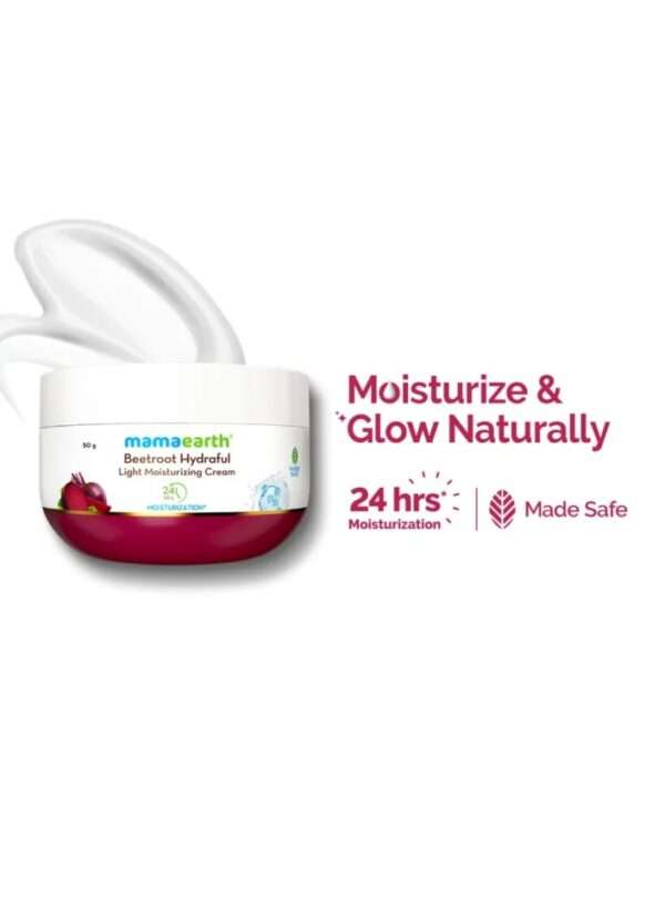 Mamaearth Beetroot Hydraful Light Moisturizing Cream 50g