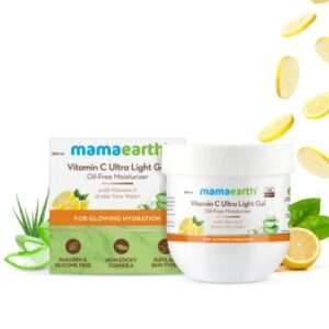 Mamaearth Vitamin C Ultra Light Gel Oil-free Moisturizer With Vitamin C & Aloe vera Water,200ml
