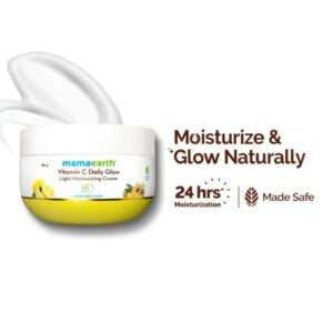 Mamaearth Vitamin C Daily Glow Light Moisturizing Cream 50g