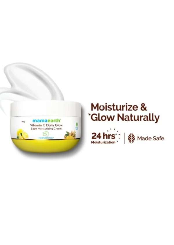 Mamaearth Vitamin C Daily Glow Light Moisturizing Cream 50g