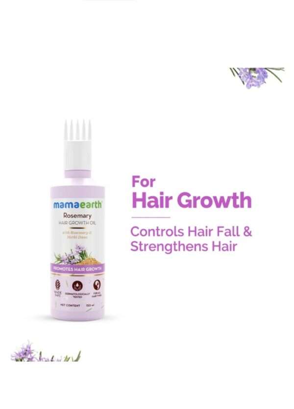 Mamaearth Rosemary Hair Growth Oil With Rosemary & Methi Dana,150mI