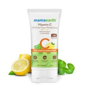Mamaearth Vitamin C Oil-Free Moisturizer For Face with Vitamin C and Gotu Kola, 50g