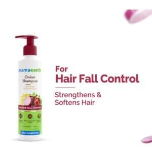 Mamaearth Onion Shampoo for Anti Hair Fall & Hair Growth with Onion Oil & Plant Keratin 250 ml