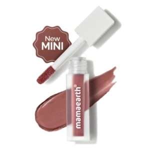 Mamaearth Feather Light Liquid Matte Lipstick - 02 Nude Punch, 1.2ml