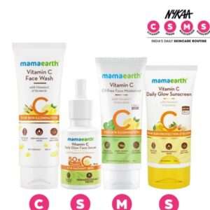 Mamaearth CSMS Vitamin C Daily Glow Summer Essential Combo | 4 pcs
