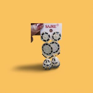 AD stone jhumka Earrings