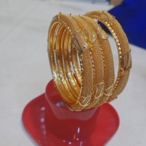 City Gold Bangles 4 Pcs
