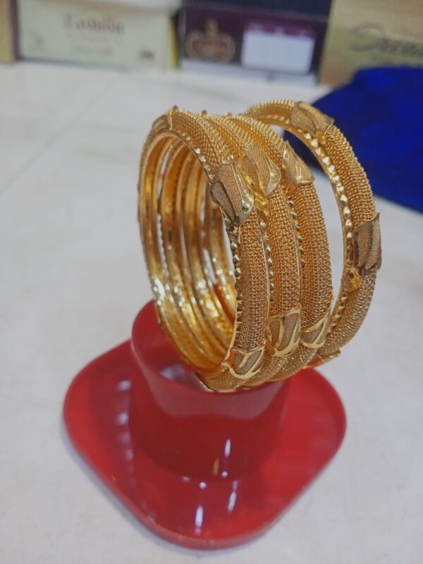 City Gold Bangles 4 Pcs