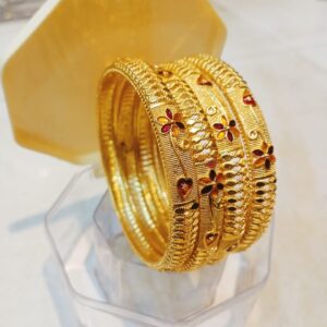 City Gold Bangles Premium 4 Pcs