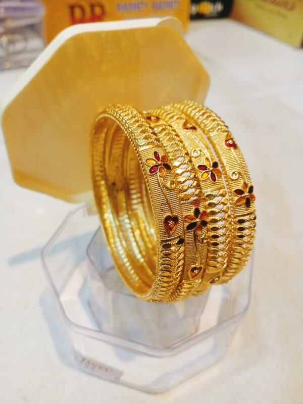 City Gold Bangles Premium 4 Pcs