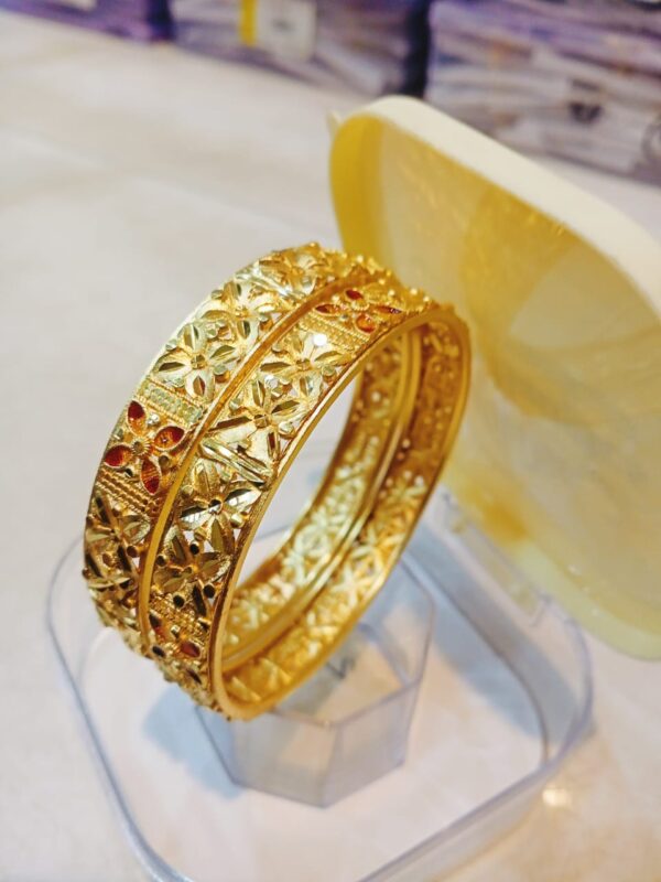 City Gold Bangles Premium