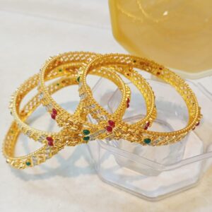 City Gold Bangles Premium 4 Pcs