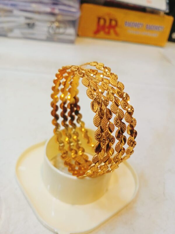 City Gold Bangles Premium 4 Pcs