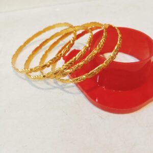 City Gold Bangles Premium 4 Pcs