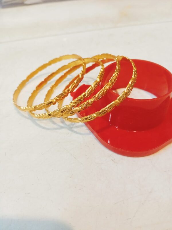 City Gold Bangles Premium 4 Pcs