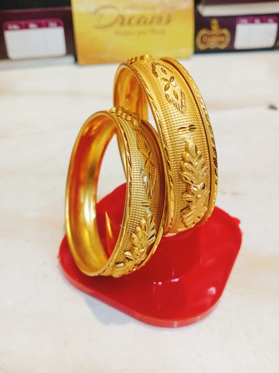 City Gold Bangles Premium