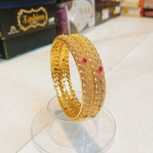 Traditional city gold bangles