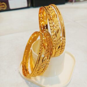Traditional city gold bangles