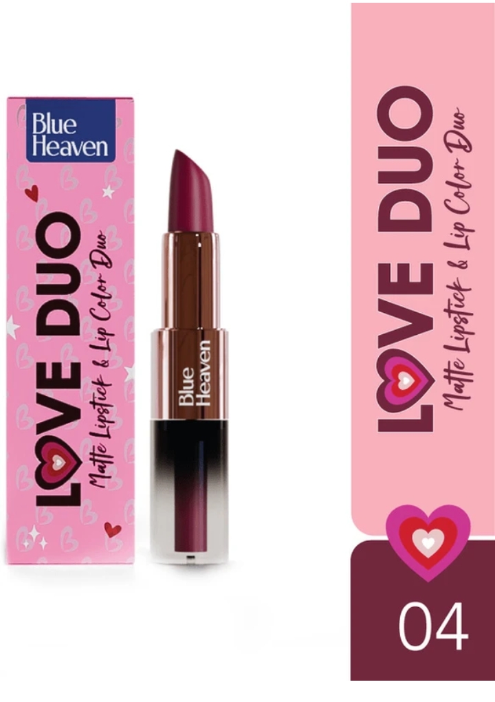 BLUE HEAVEN Love Duo 2 In 1 Dual Sided Lipstick-S4 (Pink, 4 ml)