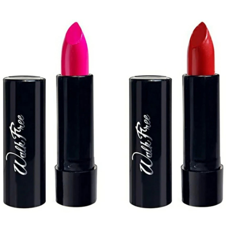 BLUE HEAVEN SILK CREAME LIPSTICK PINK AND RED (4g ) (RED, PINK, 4 g)
