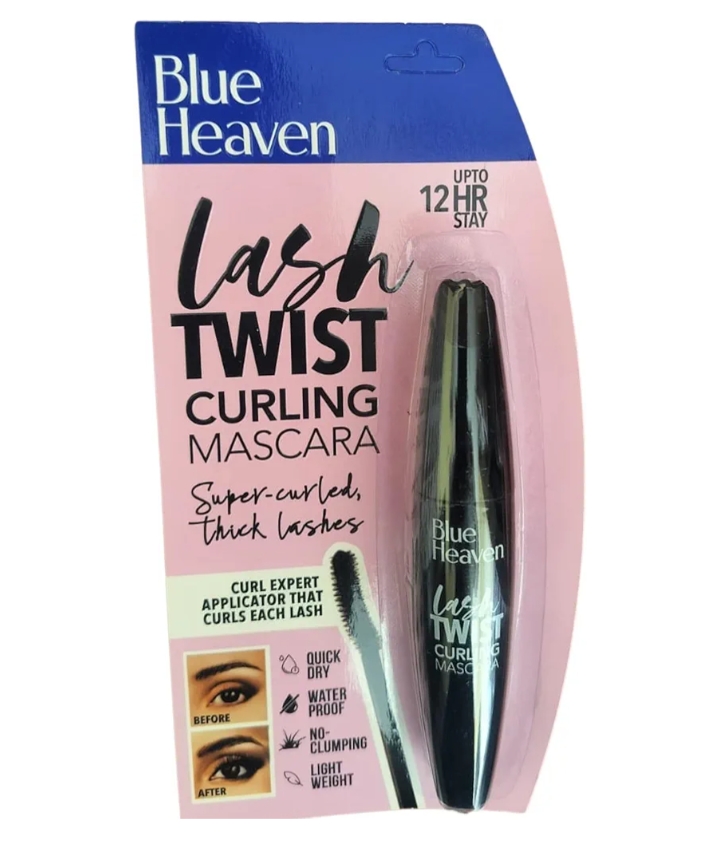 Blue Heaven Walk Free Mascara (Water Proof - Long Lash) - Black 24 ml (Black)