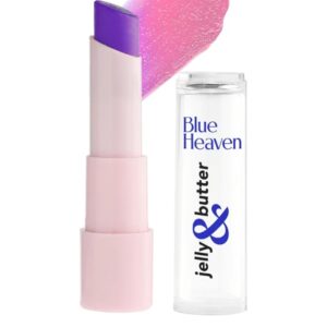 Blue Heaven Jelly & Butter PH based Lip Balm infused with Jojoba Oil, Shea Butter + Vitamin E, Treats Dry & Chapped Lips,Purple Sorcerer, 3g