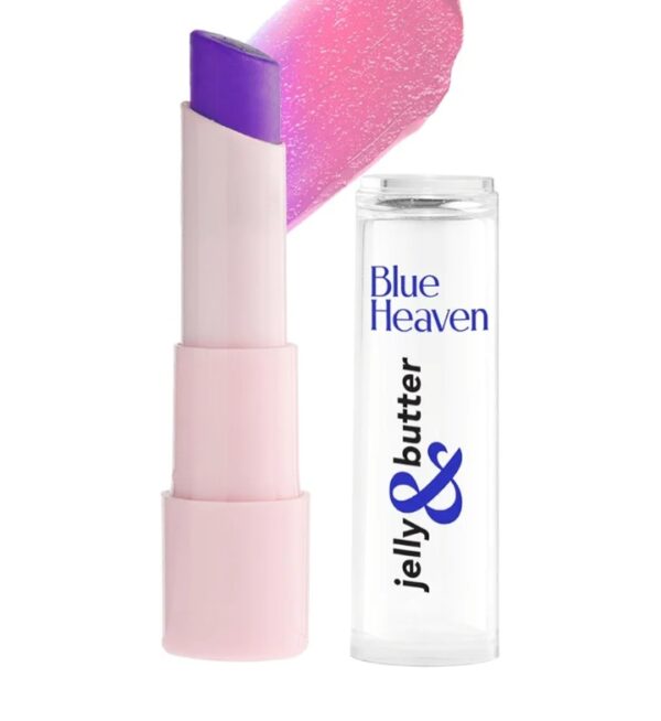 Blue Heaven Jelly & Butter PH based Lip Balm infused with Jojoba Oil, Shea Butter + Vitamin E, Treats Dry & Chapped Lips,Purple Sorcerer, 3g