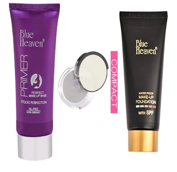 BLUE HEAVEN COMBO OF 3(makeup Powder)&(Foundation Tube)